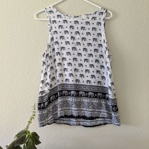 Charming Charlie 🐘 Elephant blouse 🐘